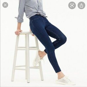 j crew pull on toothpick Jean indigo